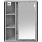  Kupaonski zidni ormarić s ogledalom sivi sonoma 50x21x60 cm | shoptok.hr