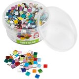 RAYHER Mozaik kamenčki, 1x1 cm, barvni sort,500g pribl. 525 kosov, (20728250) | Shoptok.si