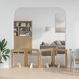 Vrata za pse s postoljem 4 pcs Hrast artisan 80 x 80 cm | shoptok.hr