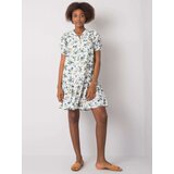 RUE PARIS Dress-RO-SK-2508.38P-white-green | Shoptok.si