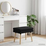  Klupa s dvostrukim slojem Crna 60 x 40 x 46 cm Tkanina | shoptok.hr