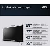 Sony XR83A80LPAEP QLED TV 210.8 cm 83 inch EEC F (A - G) CI+, DVB-C, DVB-S, DVB-S2, DVB-T, DVB-T2, Smart TV, UHD, Wi-Fi | Eponuda.com