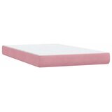 Box Spring krevet s madracem ružičasti 120x220 cm samt | shoptok.hr