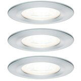 PAULMANN Ugradbena LED svjetiljka Nova (19,5 W, Aluminij, Topla bijela, 3 Kom., Ugradbena dubina: 75 mm) Cijene