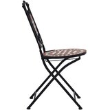  3-dijelni mozaični bistro set s keramičkim pločicama boje cigle | shoptok.hr
