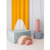 Wigiwama Mentolno zelen otroški tabure iz rebrastega žameta Rainbow – | Shoptok.si