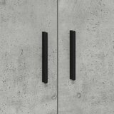  Omara za shranjevanje, betonsko siva, 108x41x40 cm, inženirski les | Shoptok.si