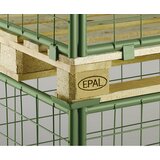 ratioform Paletni okvir, uporabna višina 1200 mm za postavitev, DxŠ 800 x 1200 mm, 1 vzdolžna stena polovično preklopna | Shoptok.si