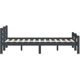  Posteljni okvir temno siv iz trdne borovine 180x200 cm, (20644628) | Shoptok.si