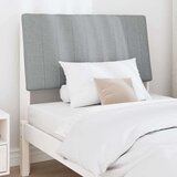 vidaXL tapecirani uzglavlje svijetlo siva 90 cm čvrsto borovo drvo | shoptok.hr