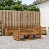  Set vanjskih sofa 7 kom. Prirodna | shoptok.hr