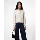 Vero Moda Telovniki & Jope VMETTA LS O-NECK Bež | Shoptok.si