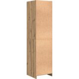 vidaXL Garderobna omara artisan hrast 50 x 50 x 200 cm Konstruiran les | Shoptok.si