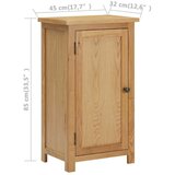 vidaXL Ormarić od masivne hrastovine 45 x 32 x 85 cm | shoptok.hr