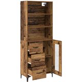  Highboard Staro drvo 69,5 x 34 x 180 cm Konstruirano drvo | shoptok.hr