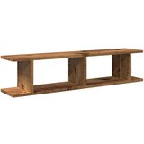 vidaXL Stenska polica 2 kosa starinski les 90x18x20 cm inženirski les | Shoptok.si