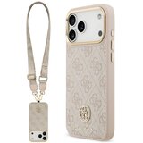 Guess OVITEK 4G S STRASS LOGOM, VELIKIM PAŠČKOM IN KOVINSKIMI GUMBMI ZA IPHONE 17 PRO MAX, (5000338035) | Shoptok.si