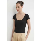 Hugo Kratka majica ženska, črna barva, 50517209