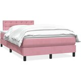  Box Spring krevet s madracem ružičasti 120x220 cm samt | shoptok.hr