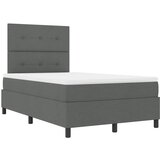  Krevet s opruga kutije Tamno siva 120 x 190 cm tkanina | shoptok.hr