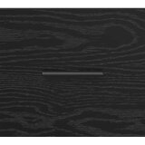  Ormar za cipele 76 x 36 5 x 93 cm Konstruirano drvo Crni hrast - Crni hrast 76 x 36 5 x 93 cm 1 ladica i 3 police | shoptok.hr