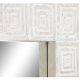  Zidno ogledalo Home ESPRIT Bijela Prirodno Indijac 94 x 3 x 140 cm 120 x 3 x 76 cm | shoptok.hr