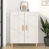  Komoda bijela 69,5 x 34 x 90 cm od konstruiranog drva | shoptok.hr