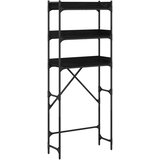  Polica za perilicu rublja s policom Crni 0ak 67 x 25 x 163 cm | shoptok.hr