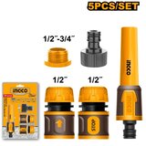 Ingco hhcs05122 set brzih konektora za crevo 5/1 super ( HHCS05122 ) Cene