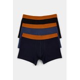 Trendyol muški šorts Tmnaw27Bx00004, crna-navy plava-indigo Cene