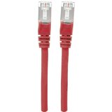Intellinet 741118 RJ45 omrežni kabel\, Patch kabel CAT 6a S/FTP 15.00 m rdeča zaščita iz folije\, pletena zaščita\, zaščiten\, brez halogena 1 kos, (20417783) | Shoptok.si
