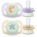 Philips tolažilna duda - silikon ultra start, 0-2m, ž, nočna 2/1 | Shoptok.si