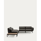 Kave Home Temno siv oblazinjen vrtni kavč (v obliki črke L) Sorells – | Shoptok.si