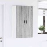  Stenska kuhinjska omarica s polico Siva Sonoma 60 x 31 x 100 cm | Shoptok.si