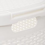 XXXL FIVE KOŠARA ZA RUBLJE S POKLOPCEM, 60L PP BIJELA | shoptok.hr