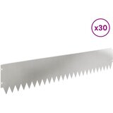  Ograda oko Travnjaka 30 pcs 103 x 20 cm Čelik Srebrna | shoptok.hr