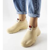 Gemre Beige slip-on women's sports shoes Greco Cene
