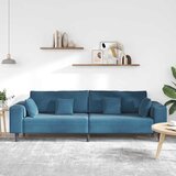 SOFA Plava 250 x 77 x 76 cm Baršun | shoptok.hr