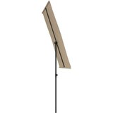  Vrtni suncobran s aluminijskom šipkom 180 x 110 cm smeđe-sivi | shoptok.hr