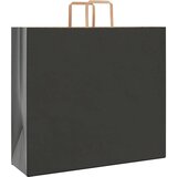  Papirnate vrećice 250 kom s ručkama crne 54x15x49 cm | shoptok.hr