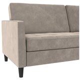 Støraa Bež žametna sedežna garnitura 207 cm Presley – | Shoptok.si
