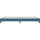  posteljni okvir brez vzmetnice temno modra 160x220 cm žamet, (21829141) | Shoptok.si