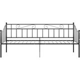  Okvir za krevet na razvlačenje crni metalni 90 x 200 cm | shoptok.hr