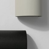 Faro 40528 - zidno svetlo sole 1xGU10/8W/230V sivo, rebrasto, okruglo | Eponuda.com