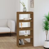 Ormarić za knjige / pregrada boja meda 60x30x135,5 cm borovina | shoptok.hr