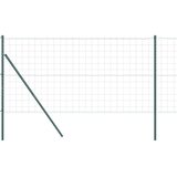  Ograda s postovima Zelena 1 x 25 m Čelik | shoptok.hr