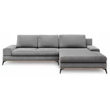 Windsor & Co Sofas siva raztegljiva sedežna garnitura Planet, desni kot