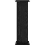  Stalak za biljke 2 pcs Crni Hrast 25 x 25 5 x 80 5 cm | shoptok.hr