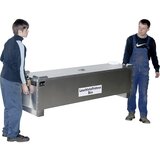eurokraft pro Aluminijast skladiščni zaboj za svetilne cevi, prostornina 390 l, DxŠxV 2100 x 465 x 585 mm | Shoptok.si