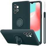 Cadorabo Ohišje, združljiv s Samsungom v tekoči zeleni barvi - zaščitni pokrov iz fleksibilnega silikona TPU z obročem, (20586721) Cene